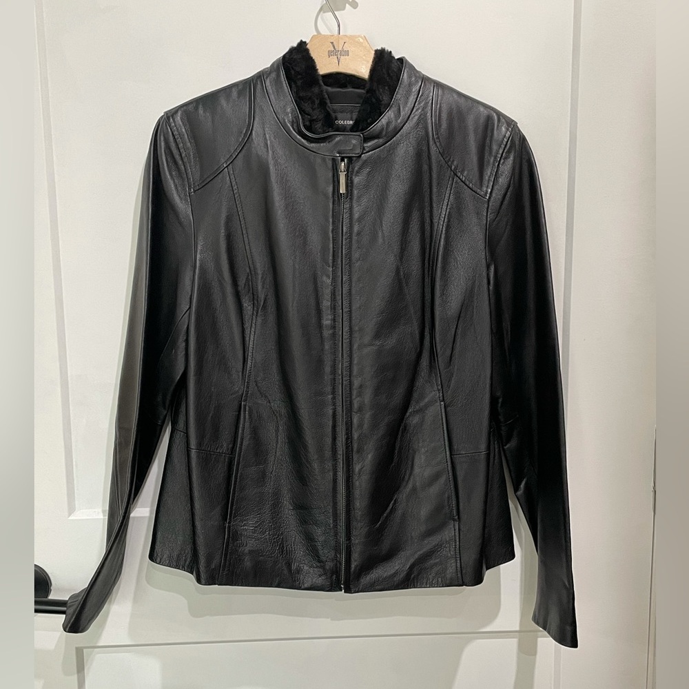 Colebrook 100% Leather Jacket with Removable Vest. (L)